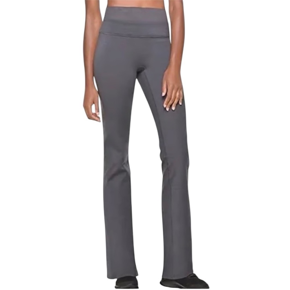 SPANX Slim-X bagel-buster slimming Charcoal flare leg medium control leggings